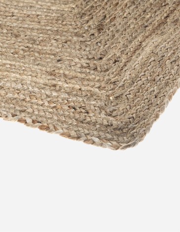 ALFOMBRA DE YUTE COLOR NATURAL 120X170