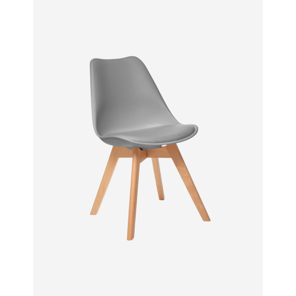 SILLA DE COMEDOR GRIS BAYA