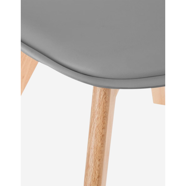 SILLA DE COMEDOR GRIS BAYA
