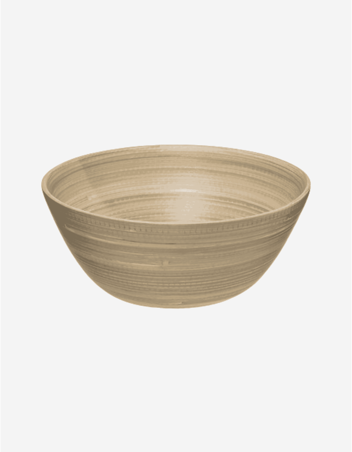 ENSALADERA DE BAMBÚ NATURAL 17 CM