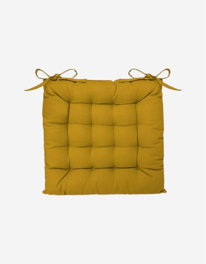 COJIN PARA SILLA 38X38 OCRE