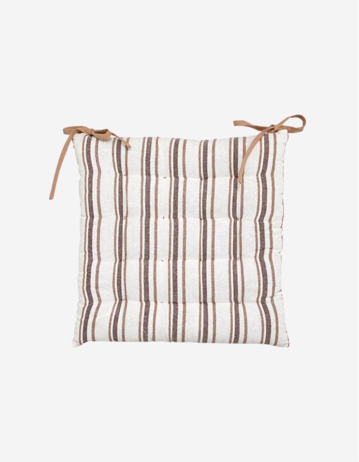 COJÍN DE SILLA GROOVE 38X38 CM RAYADO VERDE