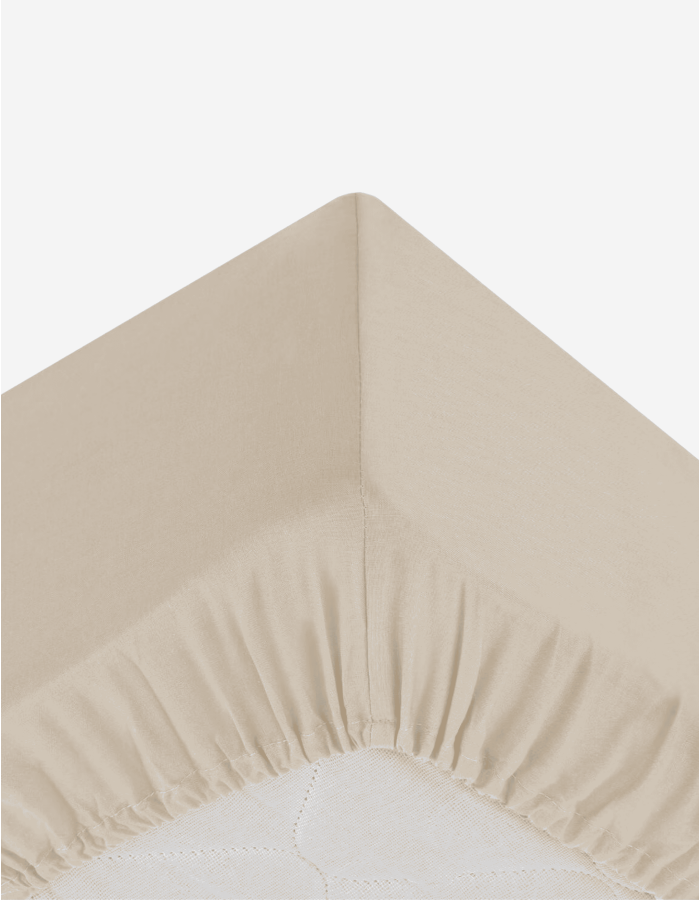 SÁBANA BAJERA DE ALGODÓN, LINO, TAPA H30