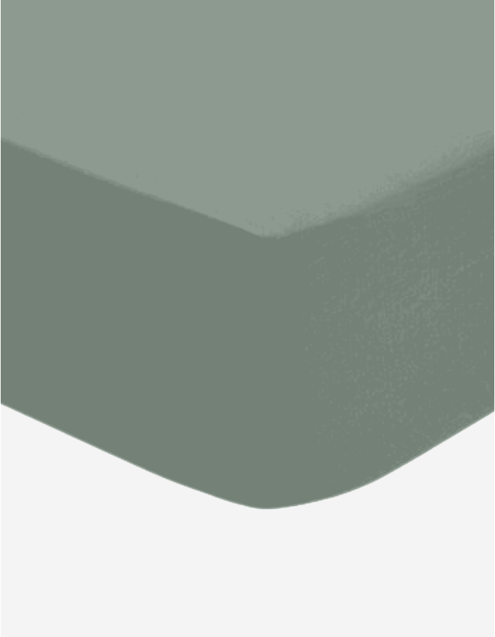 SÁBANA BAJERA DE ALGODÓN, VERDE CELADÓN,