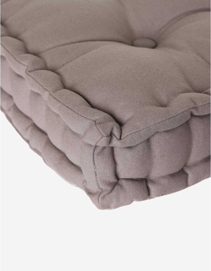 COJÍN DE SUELO 40X40 GRIS CLARO