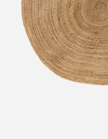 ALFOMBRA, YUTE, D160 CM