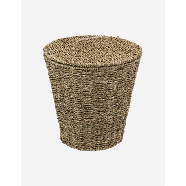 CESTO CON TAPA 9L HIERBA MARINA