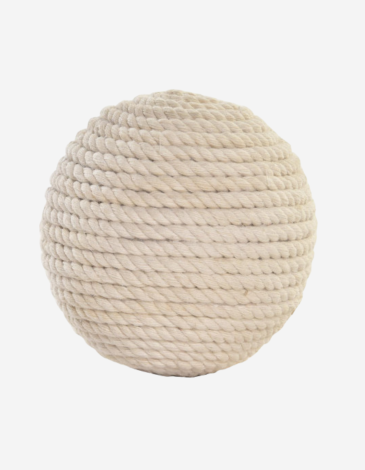 BOLA DECORACION FIBRA 8X8X8 NATURAL