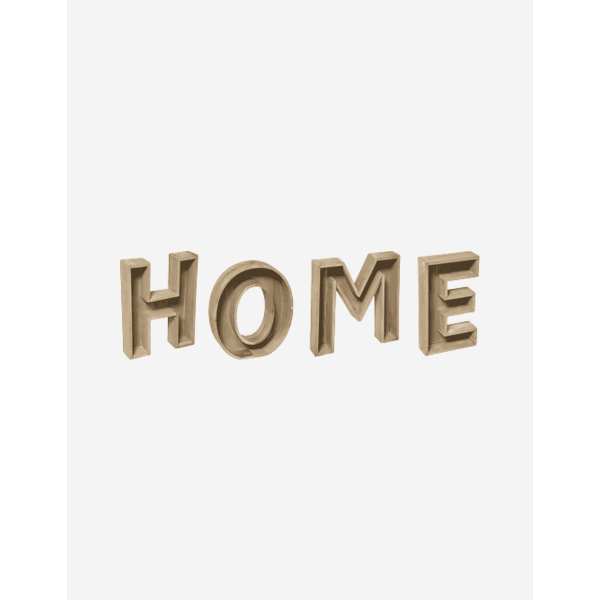 PALABRA "HOGAR", MADERA H26 CM