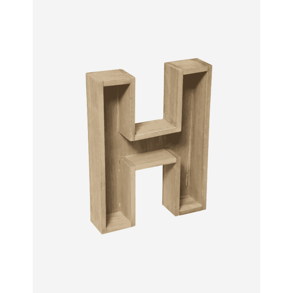 PALABRA "HOGAR", MADERA H26 CM