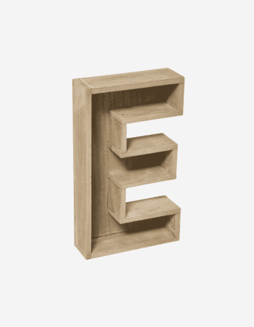 PALABRA "HOGAR", MADERA H26 CM