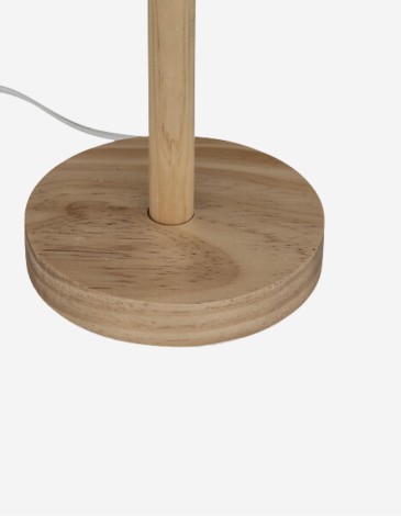 LÁMPARA RECTA "DELLA", PINO, H42 CM