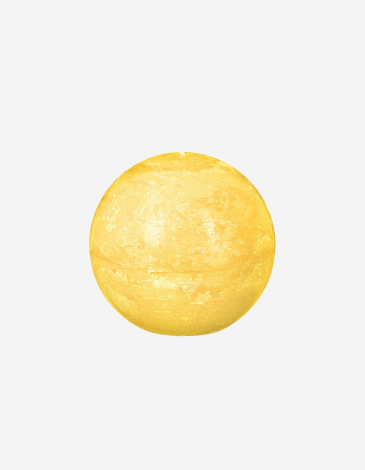 VELA BOLA RÚSTICA AMARILLA 445G