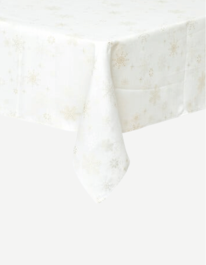 MANTEL CON ESCAMAS DORADAS 140X240CM