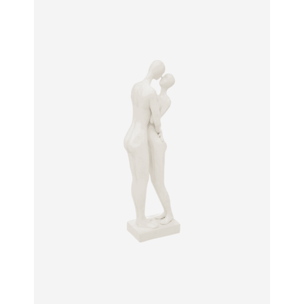 ESTATUILLA "RIVI" PAREJA BLANCA H33CM