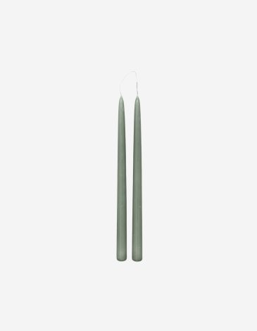 LOTE DE 2 VELAS DE ALGODÓN "HUGO" H30CM 