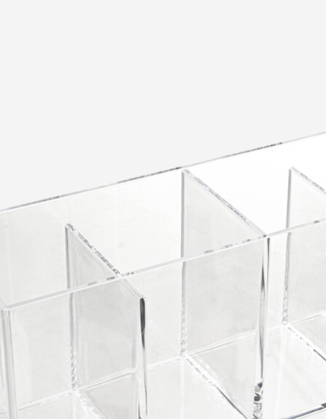 ORGANIZADOR ACRÍLICO CON 4 COMP.