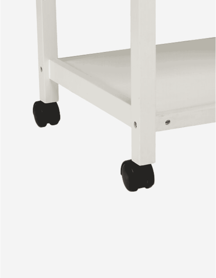 CAMARERA GRANDE DE MADERA BLANCA