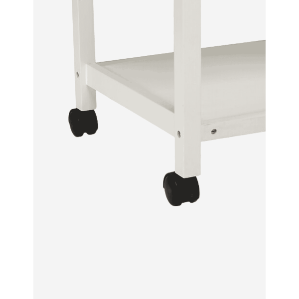 CAMARERA GRANDE DE MADERA BLANCA