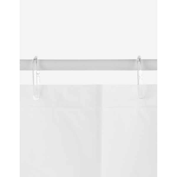 CORTINA DE DUCHA EN "EVA" BLANCO 180 X 