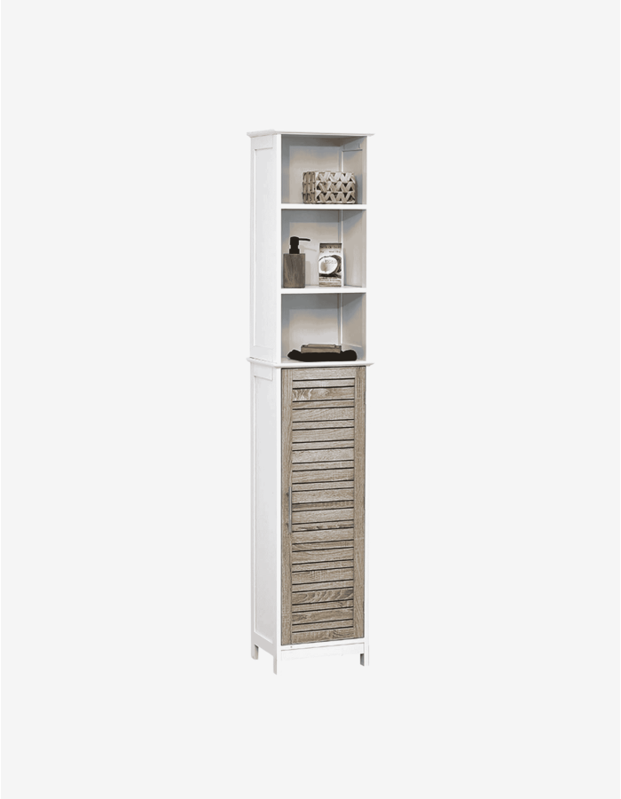 ARMARIO ALTO MDF 1 PUERTA + ESTANTES