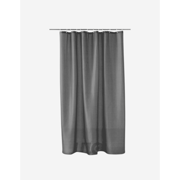 CORTINA DE DUCHA 180X200 YALINE GRIS CARBON