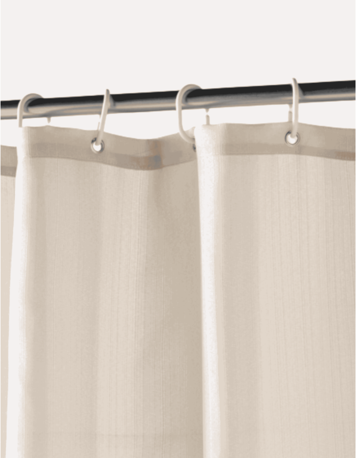 CORTINA DE DUCHA 180X200 YALINE NATURAL