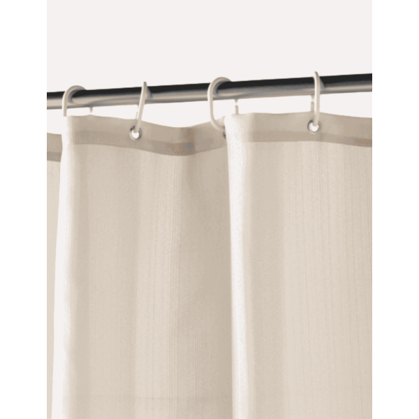 CORTINA DE DUCHA 180X200 YALINE NATURAL
