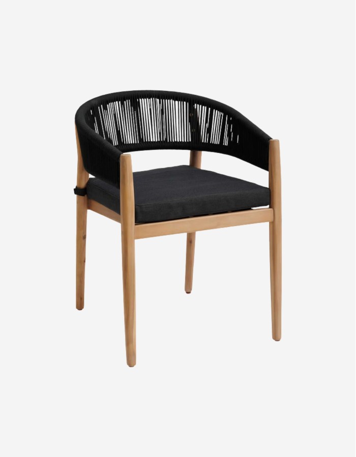 SILLÓN DE JARDÍN TEVIO ANTRACITA