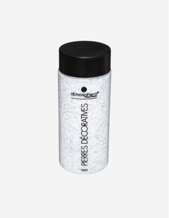 PIEDRAS DECORATIVAS 750G BLANCO