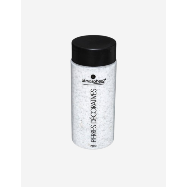 PIEDRAS DECORATIVAS 750G BLANCO