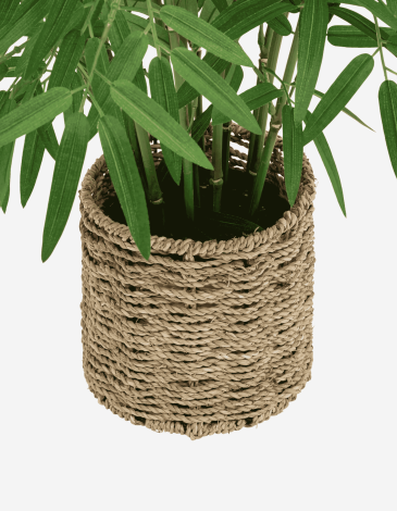BAMBÚ CON MACETA NATURAL A.100 CM