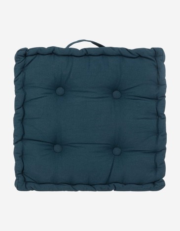 COJÍN DE SUELO 40X40 AZUL EGEO