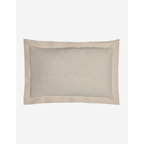 COJÍN LINO 50X30 380GR FLECOS ARENA