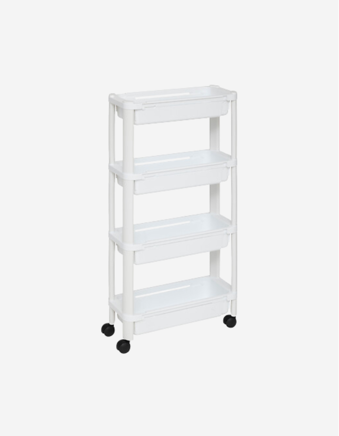 CARRITO EXTENSIBLE BLANCO 4 NIVELES