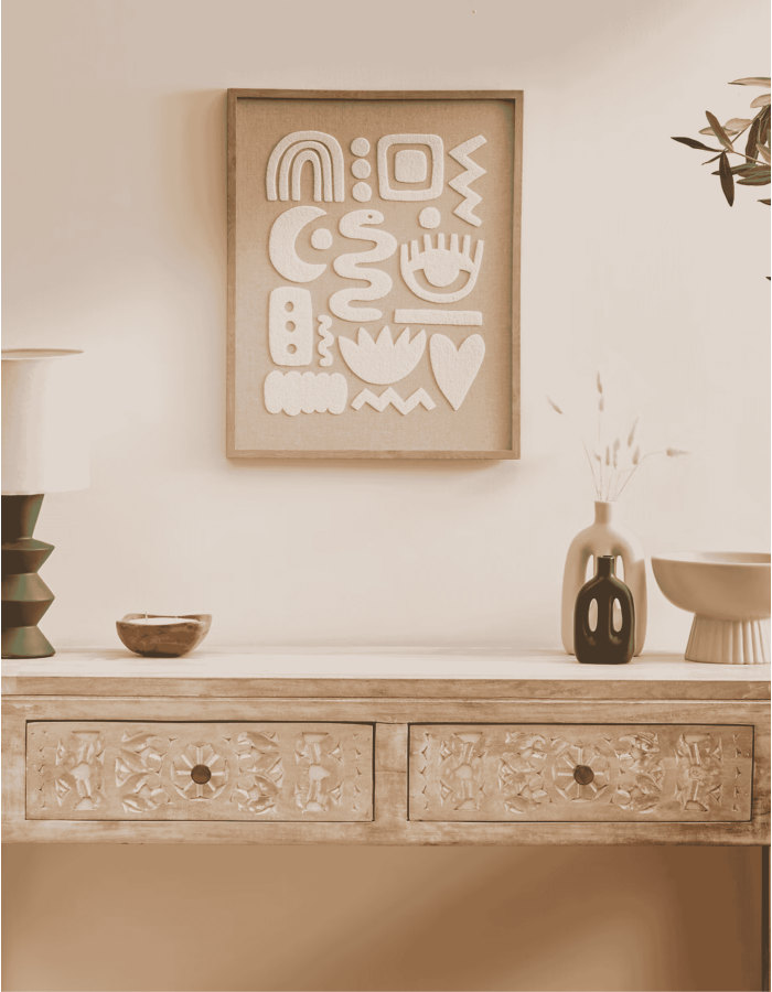DECORACIÓN MURAL 3D PETRA 40X50