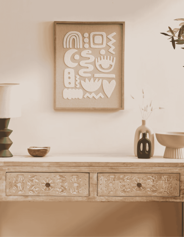 DECORACIÓN MURAL 3D PETRA 40X50
