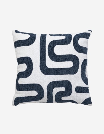 COJIN JACQUARD SAFINA AZUL EGEO 40X40