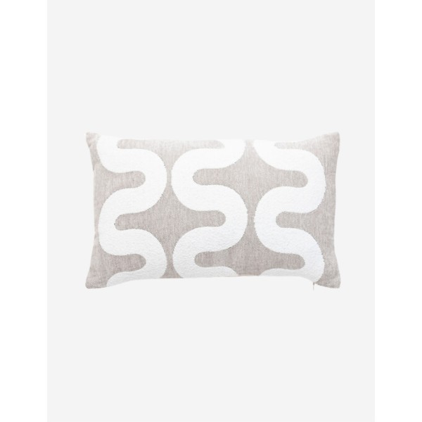 FUNDA COJIN JENI BEIGE LINO 50X30