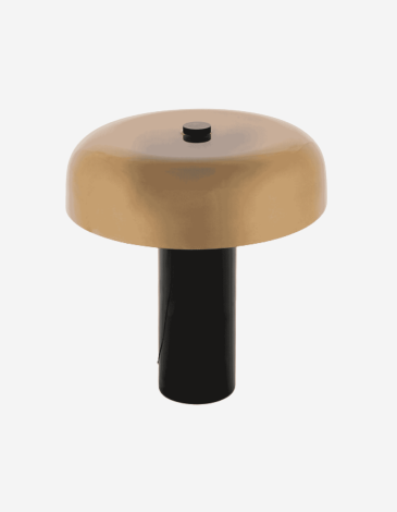 LAMPARA DE MESA JODY VIDRIO AMBAR