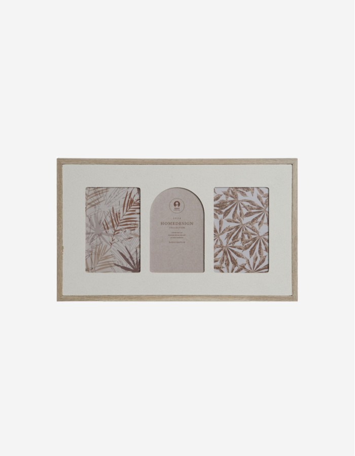 MARCO MULTIFOTO MDF CRISTAL 39X24CM