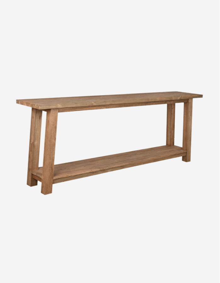 CONSOLA DE TECA RECICLADA 240X46X90CM