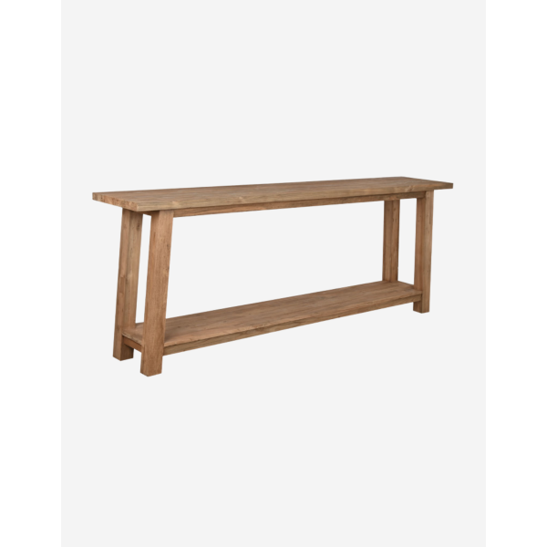 CONSOLA DE TECA RECICLADA 240X46X90CM