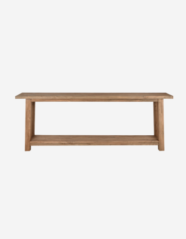 CONSOLA DE TECA RECICLADA 240X46X90CM