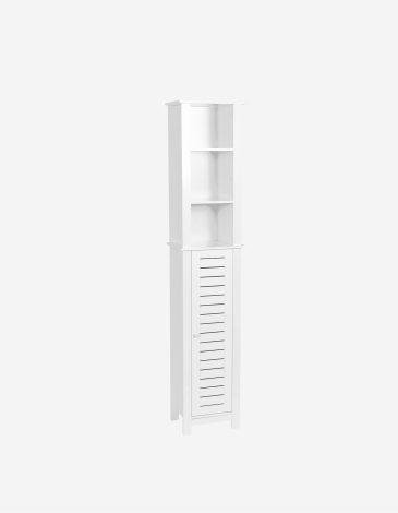 ARMARIO ALTO MDF 1 PUERTA   3 ESTANTES 