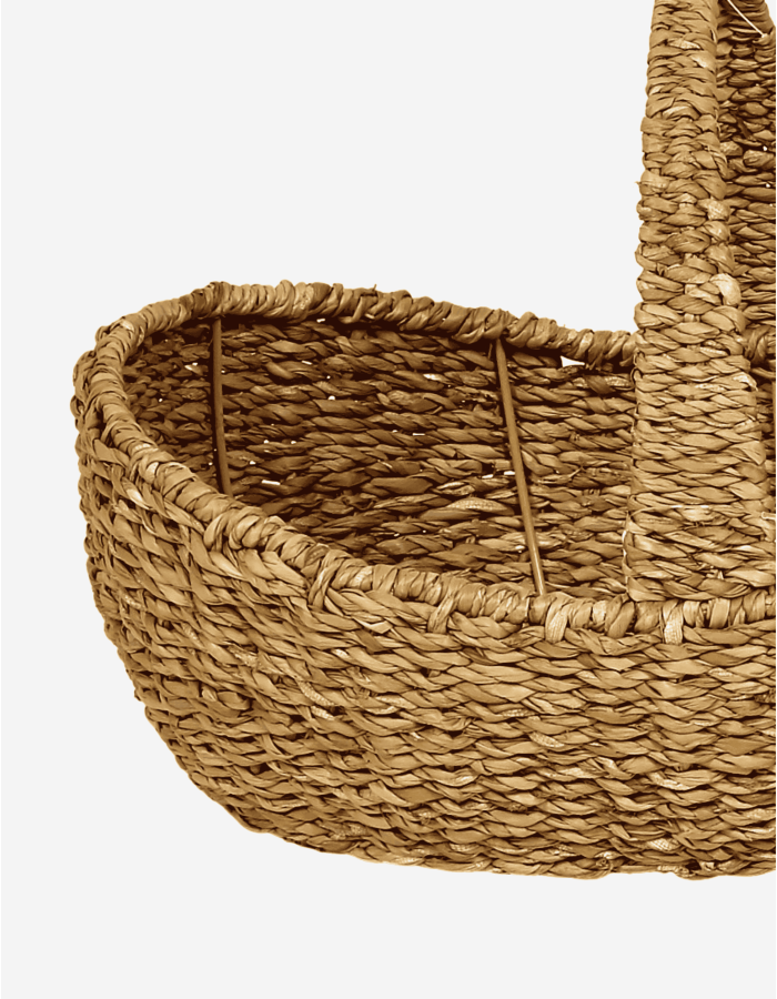 CESTA CAPERUCITA 40X25X15 NATURAL PAJA
