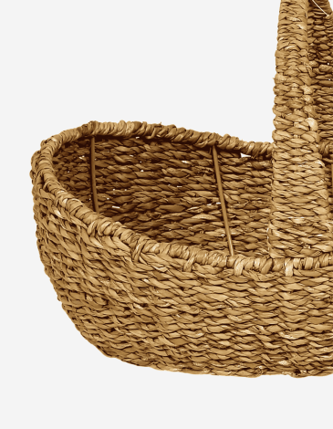 CESTA CAPERUCITA 40X25X15 NATURAL PAJA