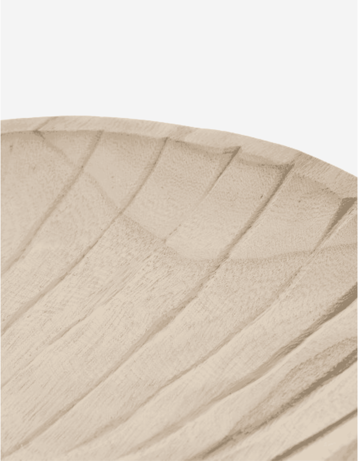 CENTRO MESA PAULOWNIA HOJA 39X32