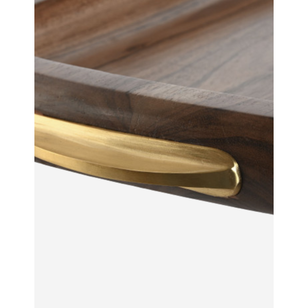 BANDEJA ACACIA INOX NATURAL 46X28