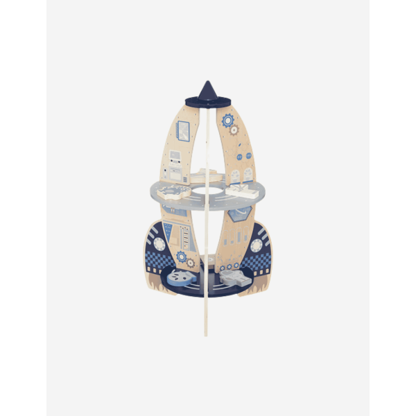 DECORACIÓN INFANTIL COHETE ESPACIAL 60CM